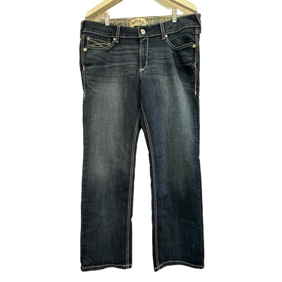 Ariat Women's Straight Leg Jeans - Dark Blue - Picture 1 of 13